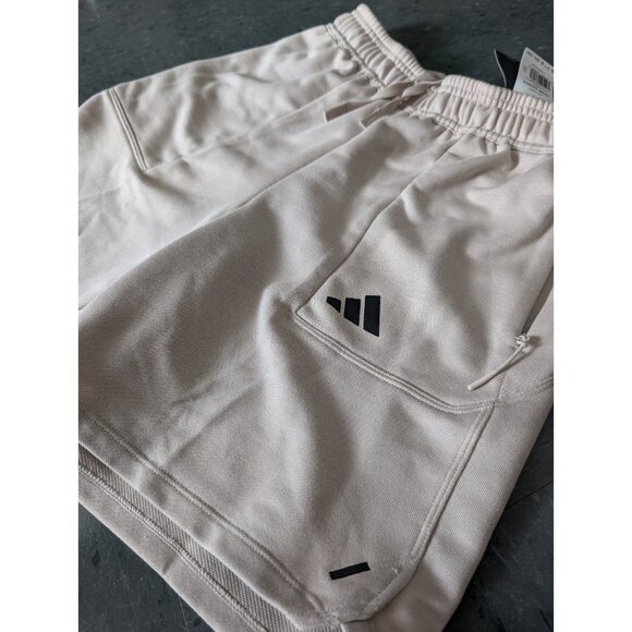 Adidas Men Pump 7" Workout Shorts Wonder Beige Size Small NWT - Picture 2 of 10